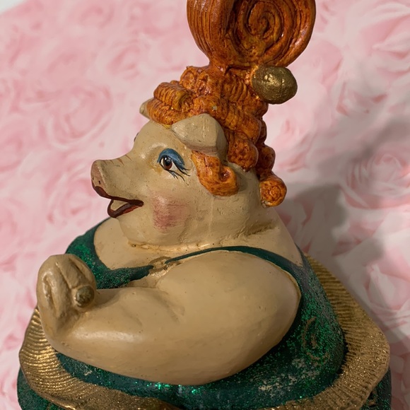Dancing pig burlesque ornament RARE - Picture 16 of 16